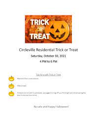 Halloween: Trick or Treat times for ...