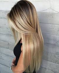 Long layered hairstyle with golden balayage. 40 Best Blond Hairstyles That Will Make You Look Young Again