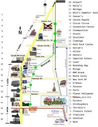 2016 map of the las vegas strip 9 25 11