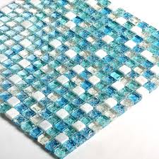 Blue Crystal Mosaic Tile Sheets 3 5