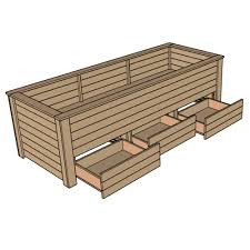 Raised Garden Bed With Drawers Wilker