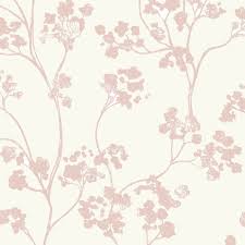 Kew Floral Wallpaper Baltic Pink
