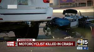 deadly crash kills a motorcyclist in