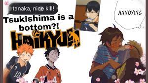 Tsukishima is a bottom?! | haikyuu texts - YouTube