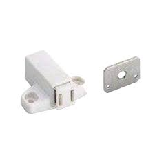 Amerock Magnetic Touch White Latch With