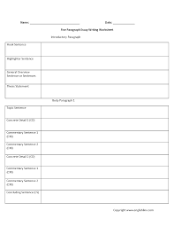 graphic organizers worksheets