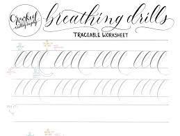 9 free calligraphy practice sheets