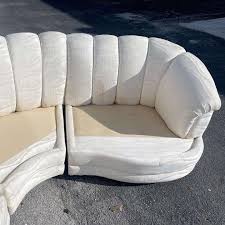 vine postmodern channeled sectional sofa