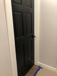 What color hardware with black doors?!