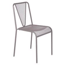 clarius metal mesh patio chair