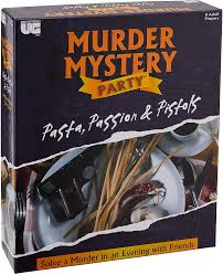 Murder mystery 5 codes can give items, pets, gems, coins and more. Amazon Com University Games Murder Mystery Party Games Pasta Passion Pistols Host Your Own Italian Restaurant Murder Mystery Dinner For 8 Players Solve The Case With Crime Scene Clues 18 Years