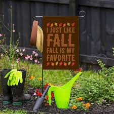 Fall Is My Favorite Parody Garden Flag