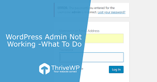 wordpress admin login not working fix