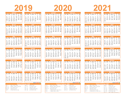 2021 excel calendar templates with popular and us holidays. Free Printable 2019 2020 2021 Calendar With Holidays Free Printable 2021 Monthly Calendar With Holidays