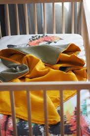 olive green baby crib bedding autumn