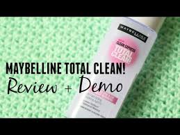 maybelline total clean makeup remover