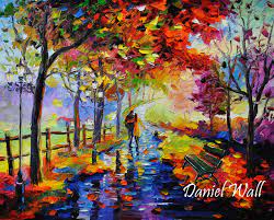The Rain Oil Painting By Daniel Wall