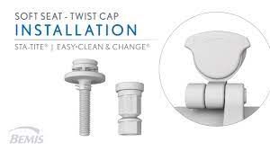 installation soft seat twist cap easy
