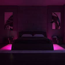 Milan Modern Led Bed Frame Wave Like