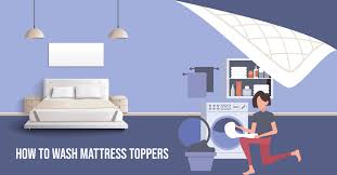 how to wash mattress toppers