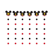 mickey mouse forever banner string