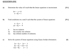 linear equations is inconsistent