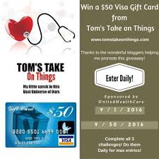 Maybe you would like to learn more about one of these? 50 Visa Gift Card Giveaway Ends 9 30 Everything Mommyhood