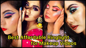affordable ring light for makeup videos