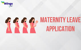 maternity leave application format and