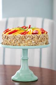 It was a great night.. Fluffy Honey Layer Cake With Fruit And Almonds Olga S Flavor Factory