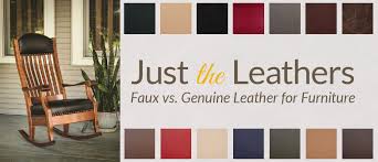 just the leathers faux leather vs