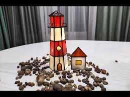 Lighthouse Stained Glass 3d Pattern