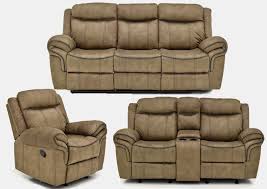 soro reclining sofa set brown