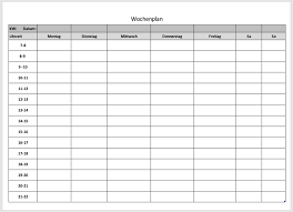 Einmaleins tabelle leer einmaleins tabelle zum ausdrucken kostenlos einmaleins tafel. Wochenplan Als Excel Vorlage