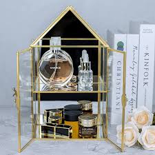 Wall Glass Cabinet Display For Perfume