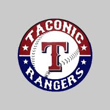 This logo honored arlington stadium, the rangers' home field, in its last year of existence. Taconic Rangers Organization Perfect Game Baseball Association