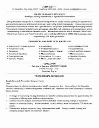 Clinical Research Associate Resume Entry Level Inspirational