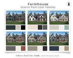 Farmhouse Exterior Paint Palettes House