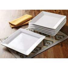 Square Dinnerware Set Dinner Plates