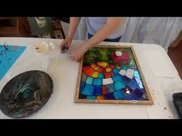 easy faux stained glass you