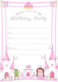 1st Birthday Princess Invitations Free Printables Also Download Now