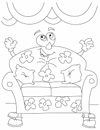 • draw your hunter on or around couch. The Big Comfy Couch Colouring Pages Coloring Home