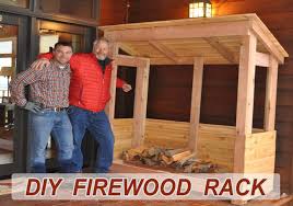 how to build a firewood rack diy