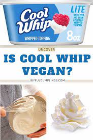 is cool whip dairy free joyful dumplings