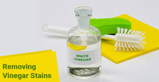 effective ways to remove vinegar stains