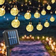 50 Led Solar String Lights Patio Party