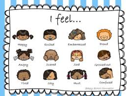 Feelings Chart With Faces Diverse
