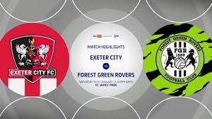 exeter city vs forest green rovers on
