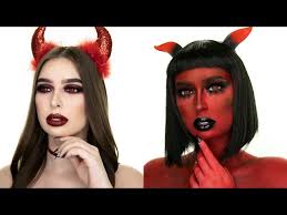 red devil halloween makeup tutorial