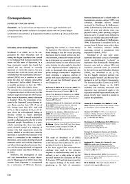 cortisol stress and depression the british journal of psychiatry abstract